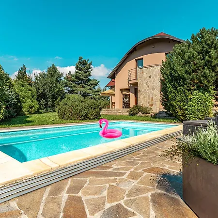 With Pool & Sauna In Beer Village Villa Velke Popovice